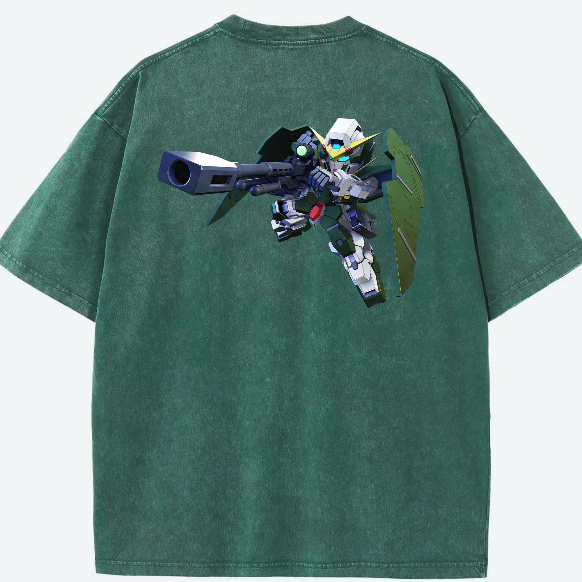 （画像用） 機動戦士ガンダム Mobile Suit Gundam 綿100% ヴィンテージ風 半袖Tシャツ（背面プリント）